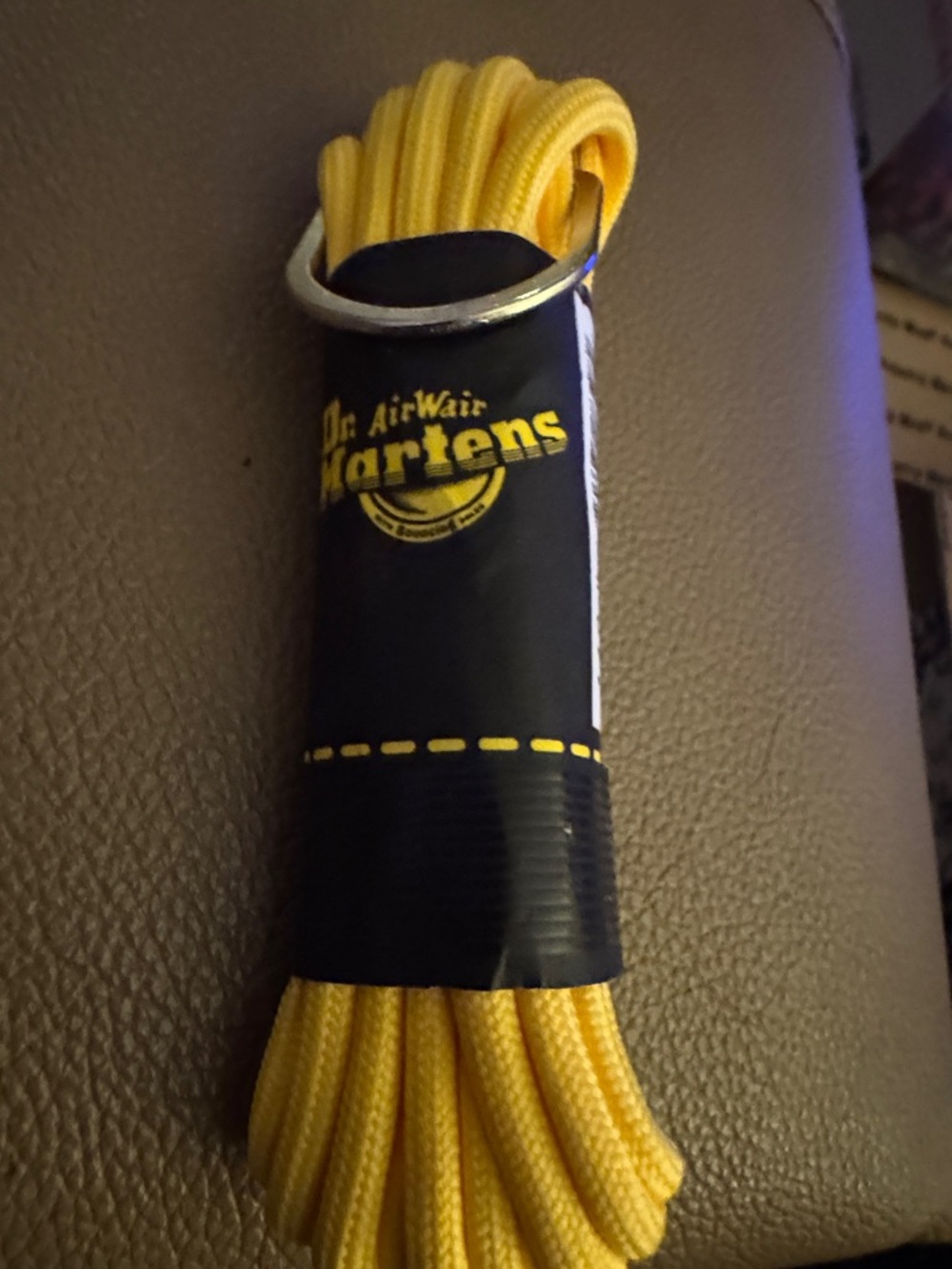 Dr. Martens Yellow Round Shoelaces
